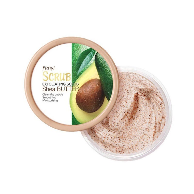 Fenyi Shea Butter Radiant Facial Scrub 100g - Exfoliates and Cleanses Pores